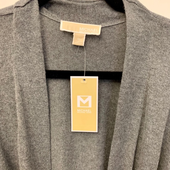 MICHAEL Michael Kors Womens Kimono Cardigan Sweater Size M - Picture 3 of 7
